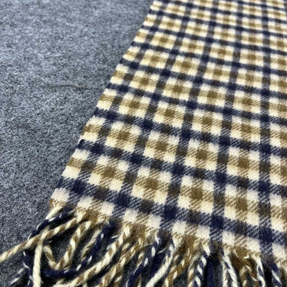 Aquascutum × Vintage Aquascutum Scarf / Muffler /… - image 8