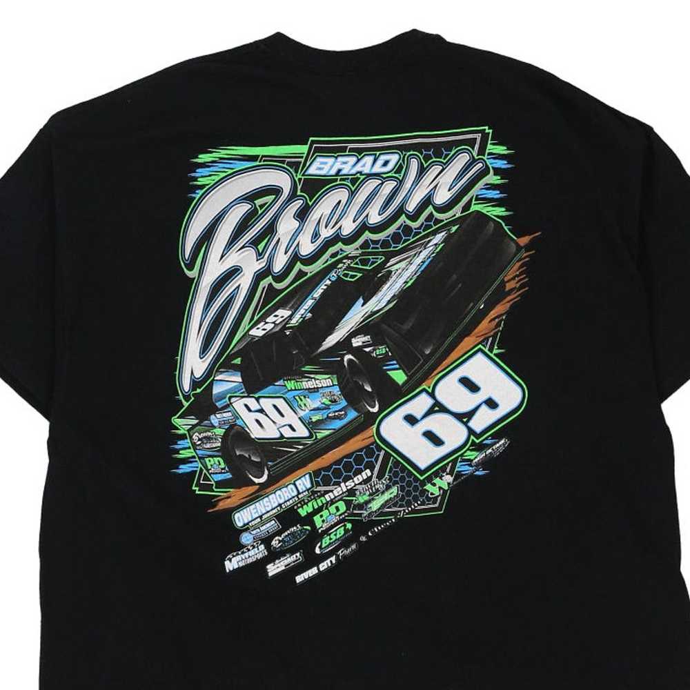 Brad Brown Unbranded Nascar T-Shirt - 2XL Black C… - image 5