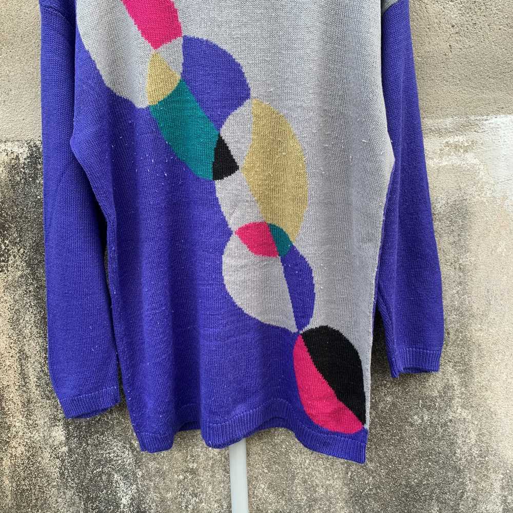 Archival Clothing × Coloured Cable Knit Sweater ×… - image 3