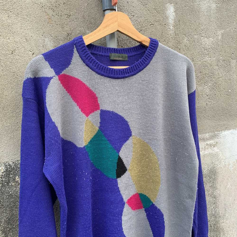 Archival Clothing × Coloured Cable Knit Sweater ×… - image 4