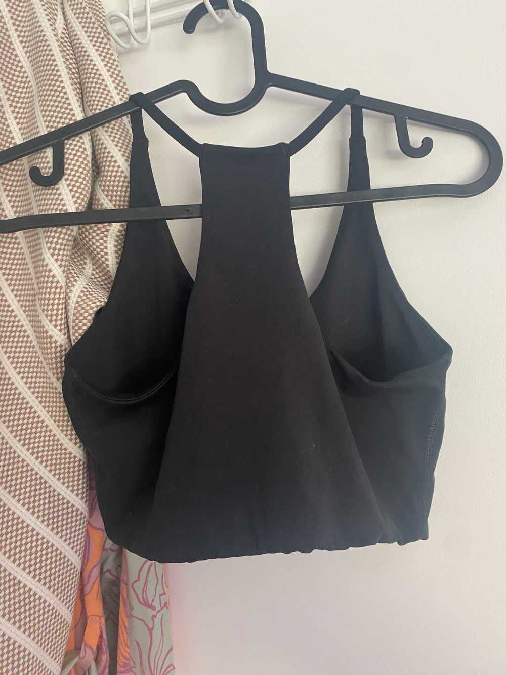 Girlfriend Collective Black Cleo Halter Bra - image 3