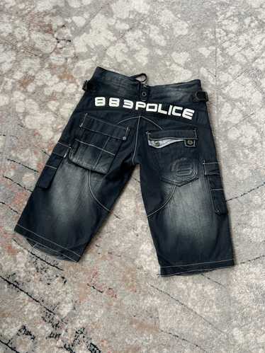 Japanese Brand × Police 883 Police Denim Shorts