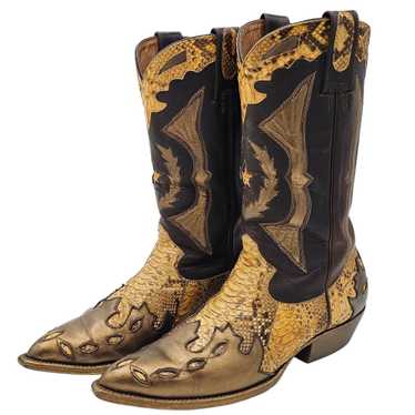 Other Vintage Montana Exotic Python Snakeskin Cowb