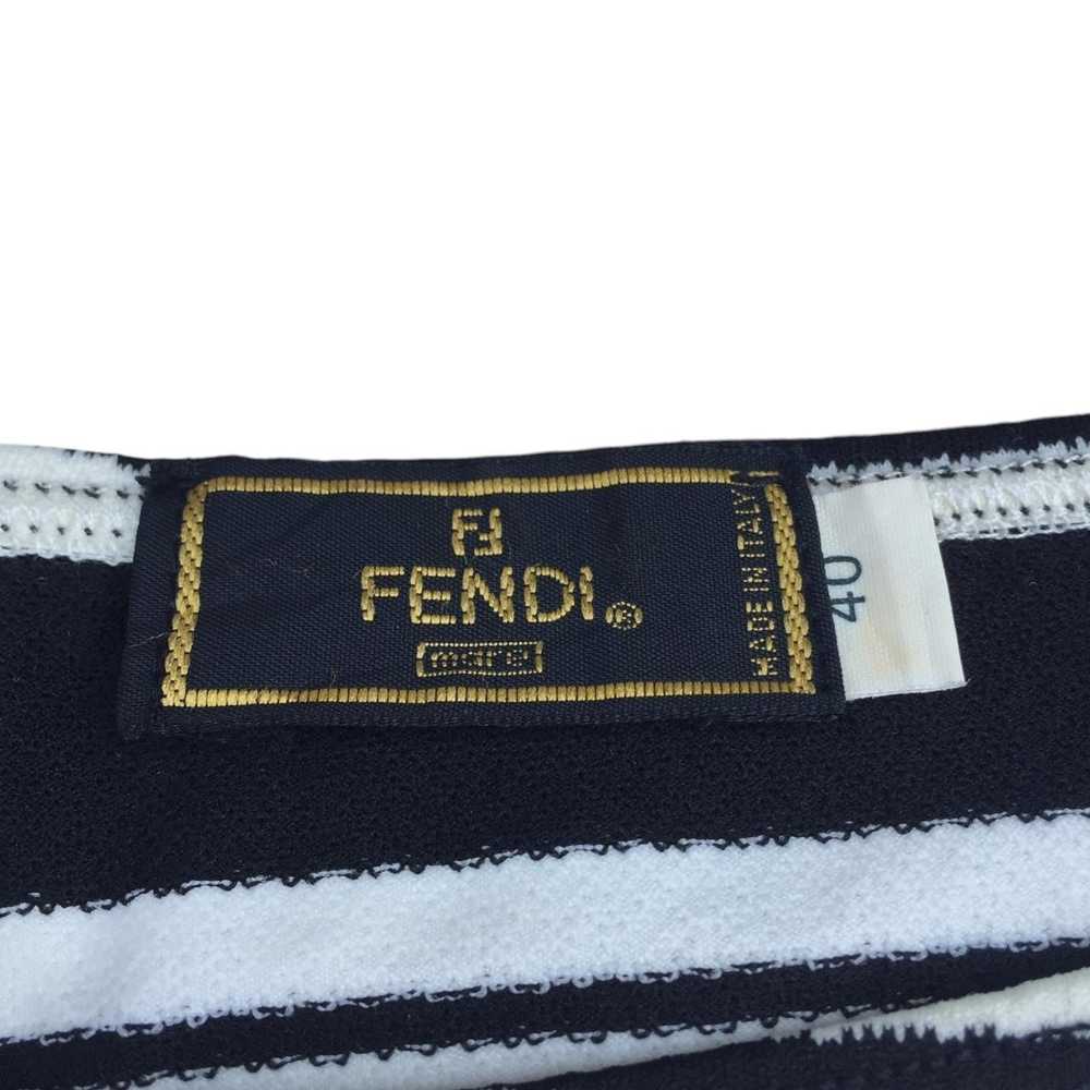 Fendi × Vintage Vintage 90s Fendi FF Logo Stripes… - image 6