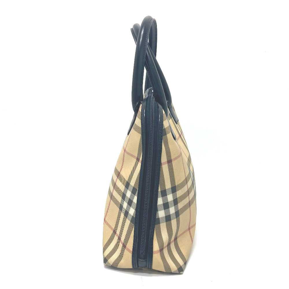 BURBERRY Handbag PVC / Leather beige Check Pattern - image 4