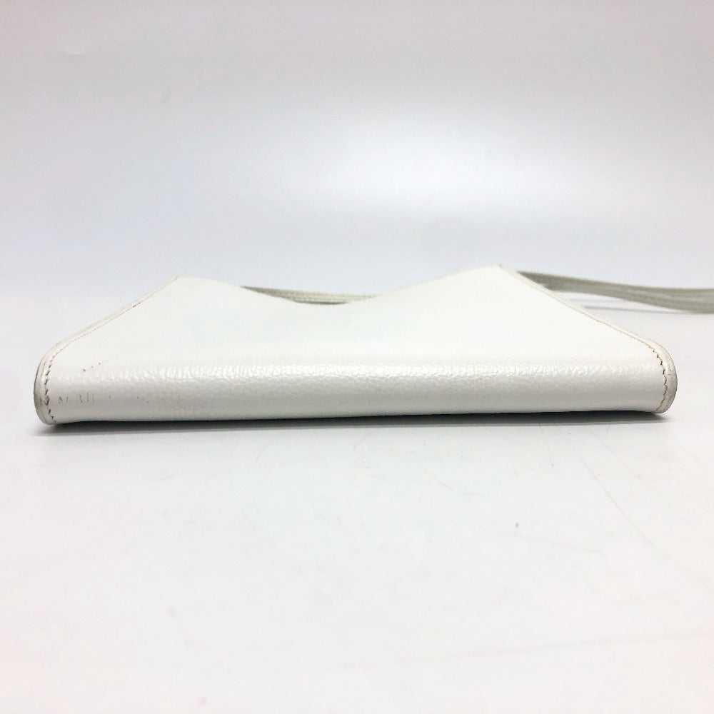 HERMES Shoulder Bag leather white Onimetu - image 5