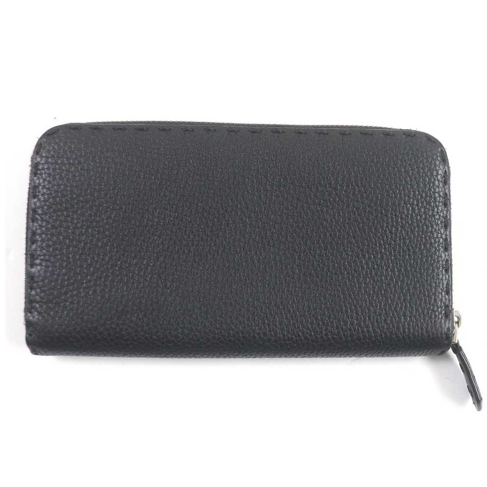 FENDI Long Wallet Purse 7M0210 leather black Cele… - image 3