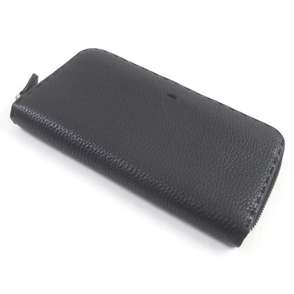 FENDI Long Wallet Purse 7M0210 leather black Cele… - image 5