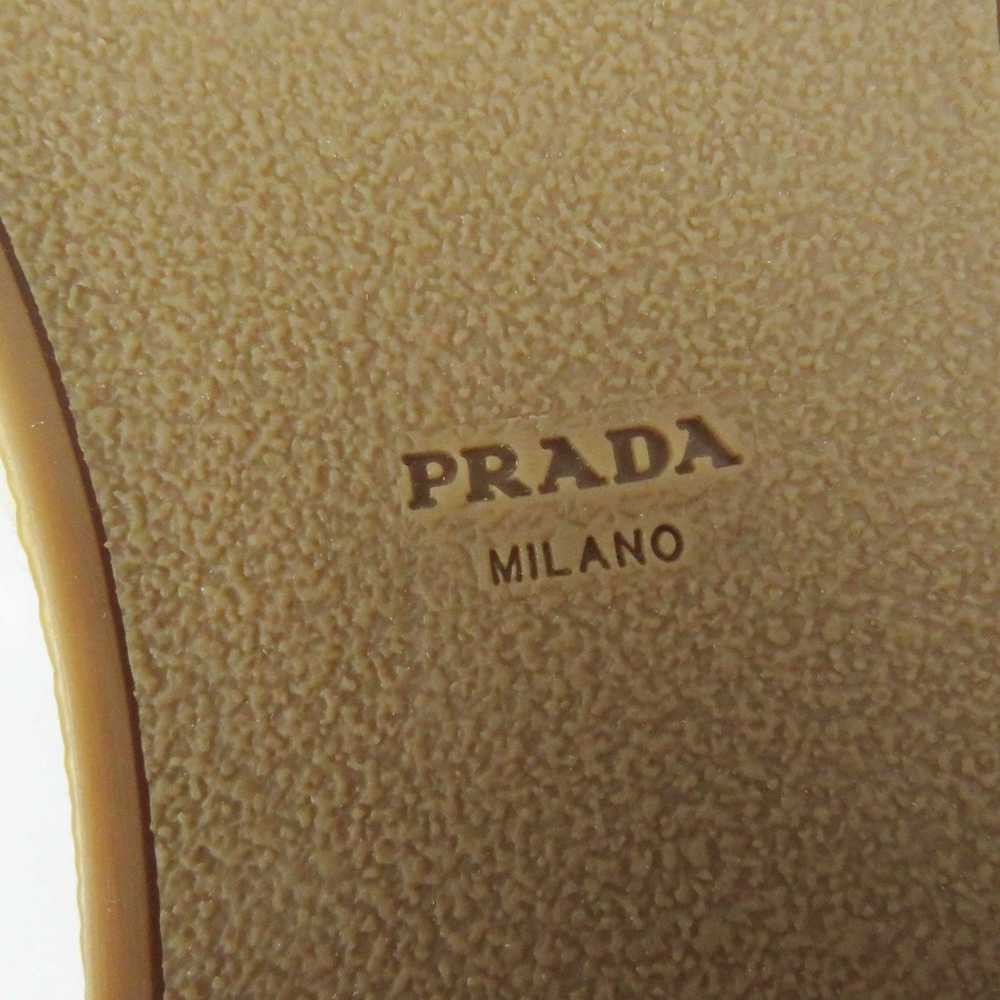 PRADA Flat shoes 1F989L cotton Black natural With… - image 10