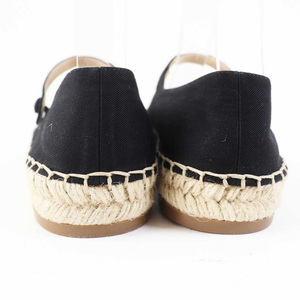 PRADA Flat shoes 1F989L cotton Black natural With… - image 3