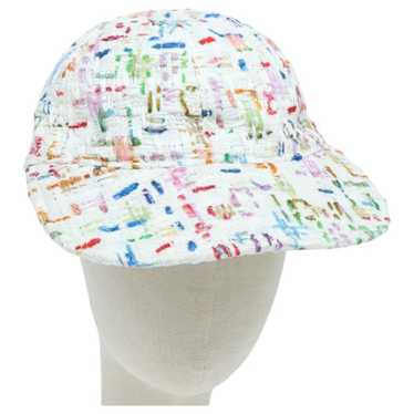 Chanel CHANEL Cap Tweed M Multicolor CC Auth 9482… - image 1