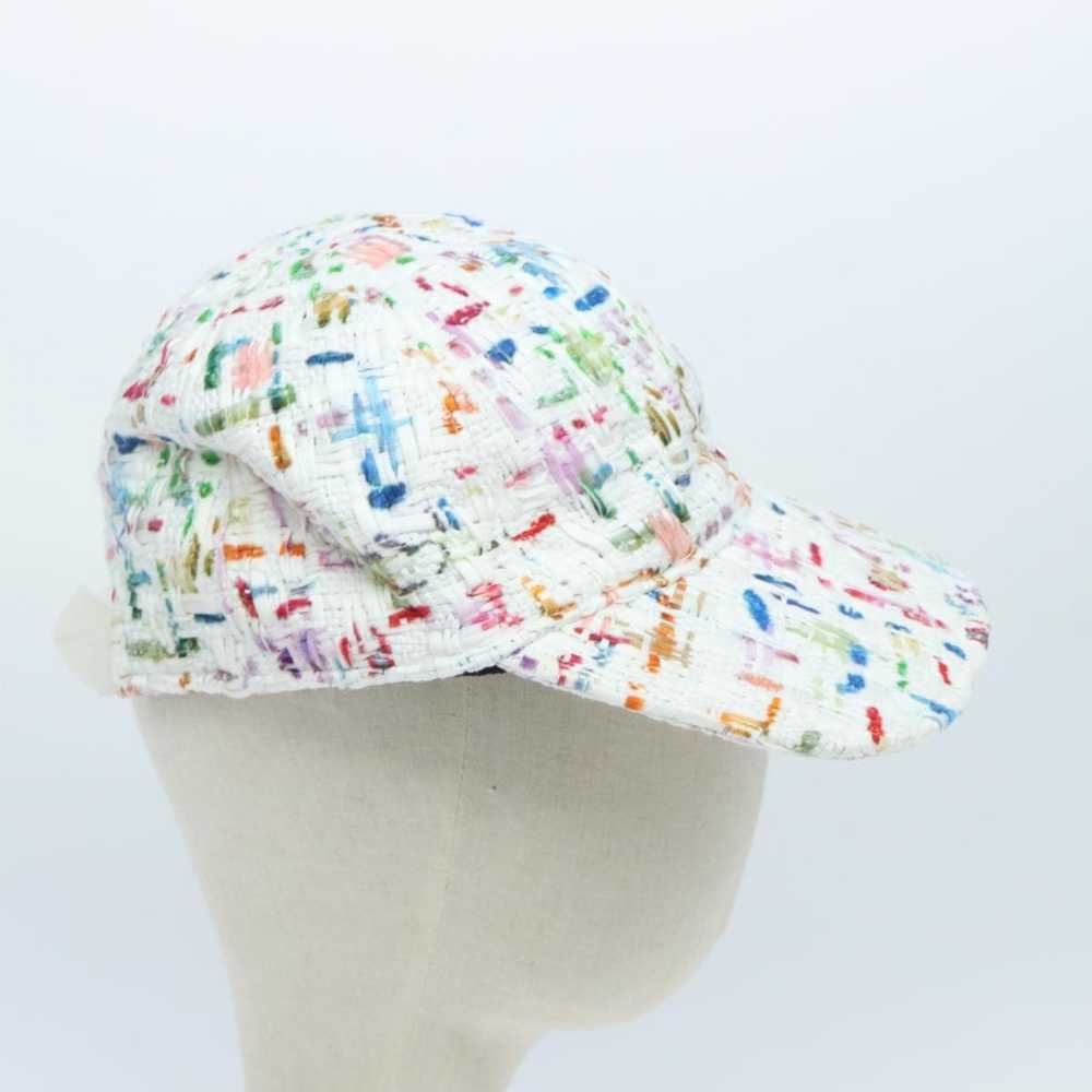 Chanel CHANEL Cap Tweed M Multicolor CC Auth 9482… - image 5