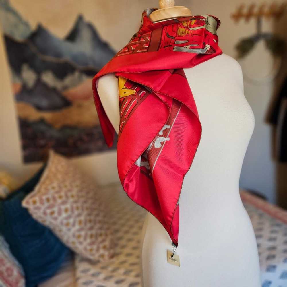 Hermès Carré Géant silk 140 silk scarf - image 2