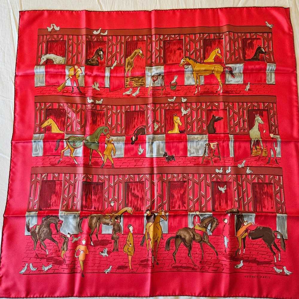 Hermès Carré Géant silk 140 silk scarf - image 7