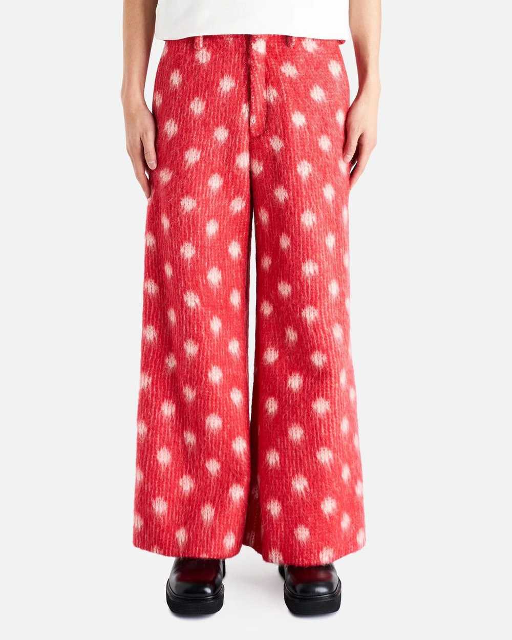 Marni o1w1db11124 Brushed Dots Tulip Wool Trouser… - image 1