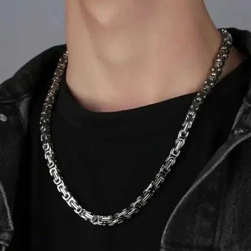 Chain × Jewelry × Streetwear Stainless Steel Neck… - image 1