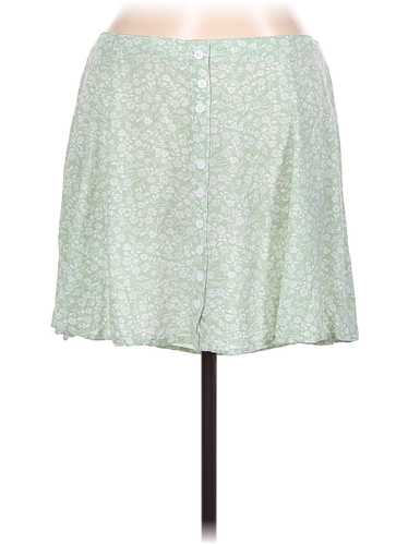 Japna Women Green Casual Skirt L