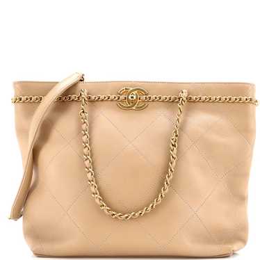 Chanel Classic CC Shopping leather handbag - image 1