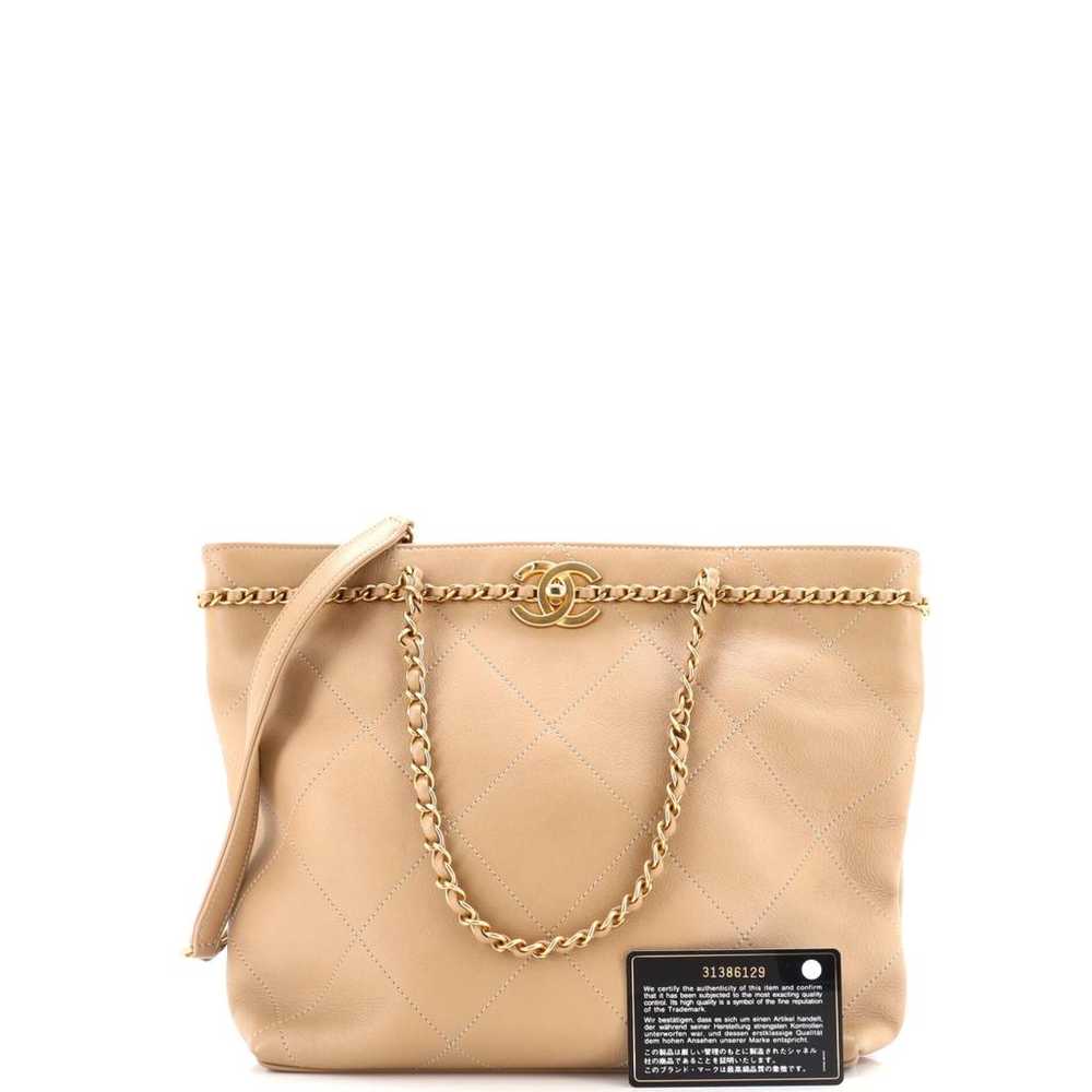 Chanel Classic CC Shopping leather handbag - image 2