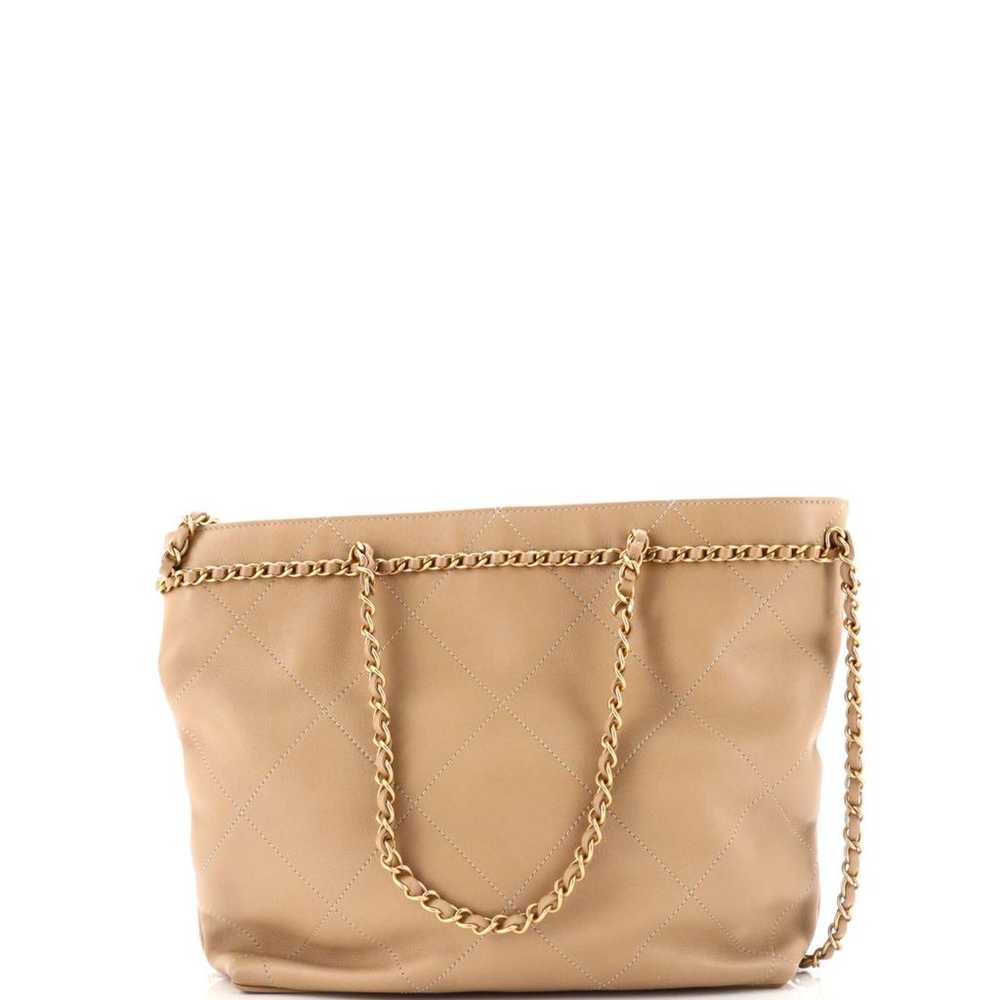 Chanel Classic CC Shopping leather handbag - image 4