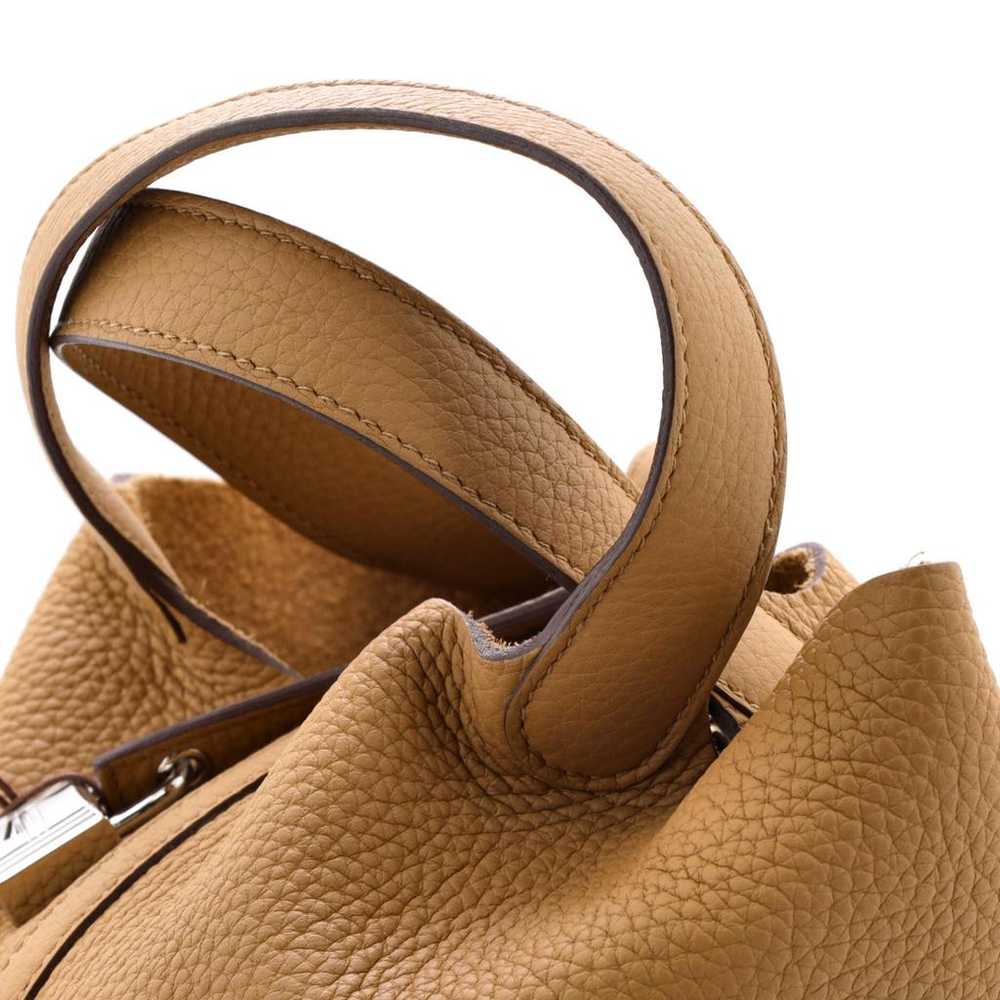 Hermès Picotin leather handbag - image 8