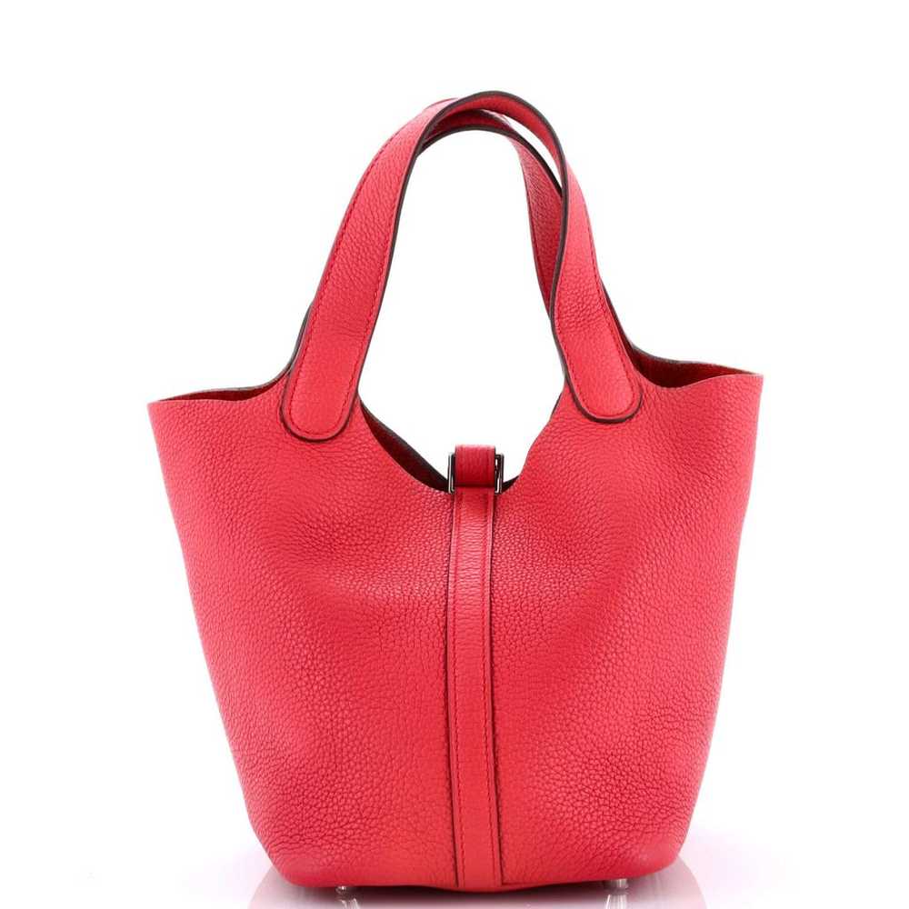 Hermès Picotin leather handbag - image 4