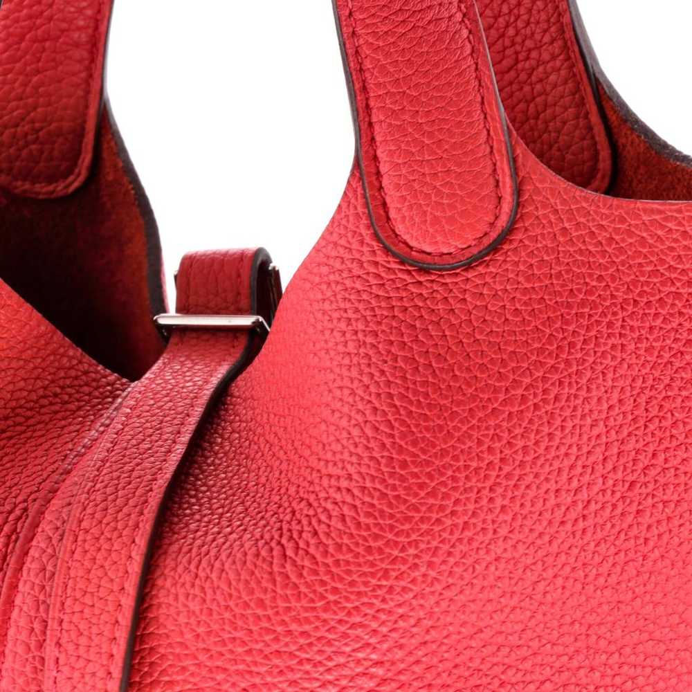 Hermès Picotin leather handbag - image 8