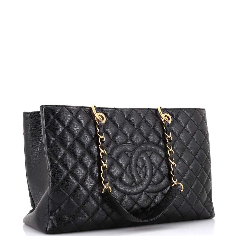 Chanel Classic Cc Shopping leather tote - image 2