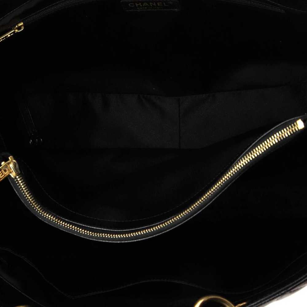 Chanel Classic Cc Shopping leather tote - image 5