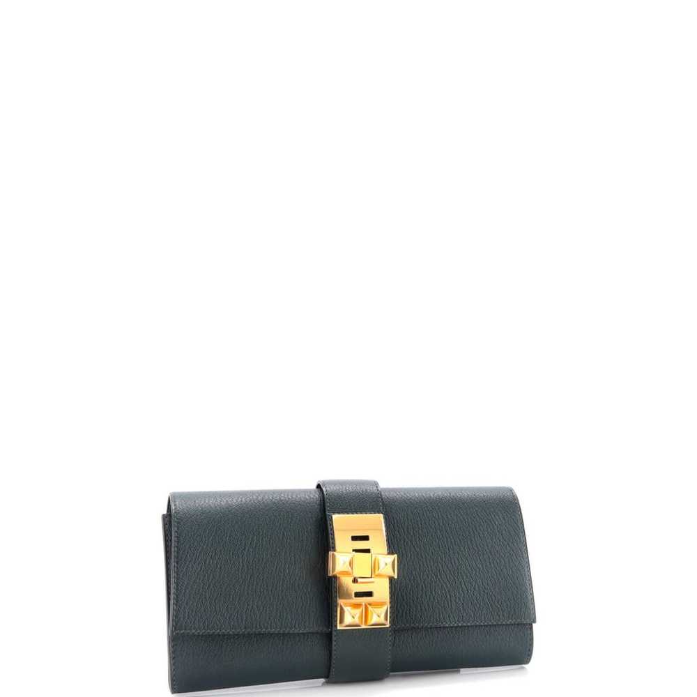 Hermès Leather clutch bag - image 2