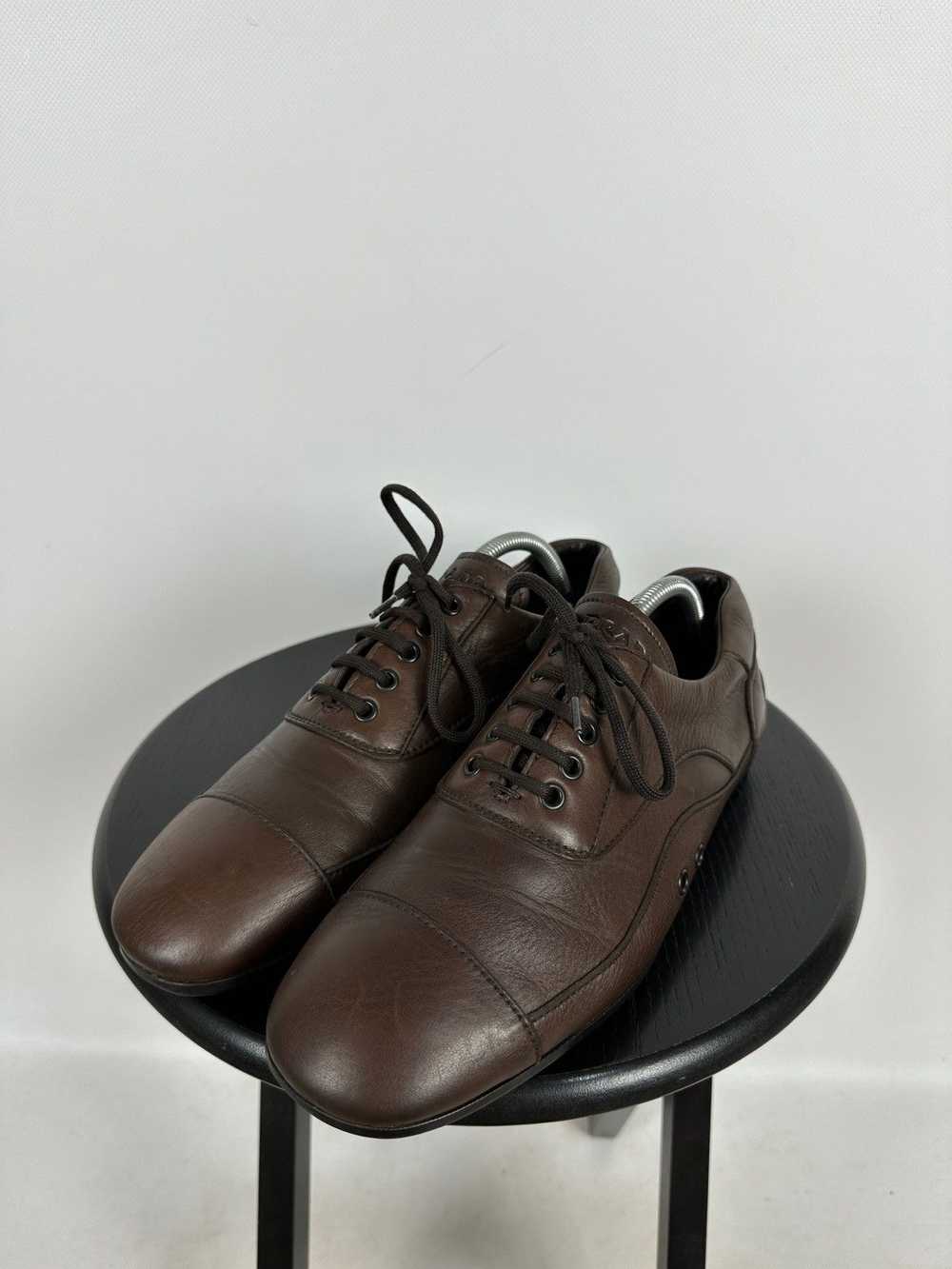 Car Shoe × Prada Prada Brown Leather Driving Car … - image 10