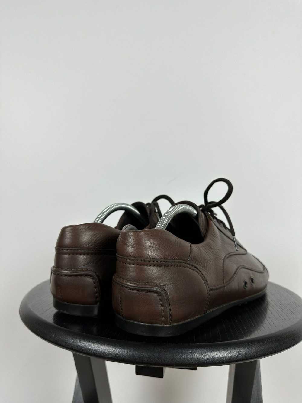 Car Shoe × Prada Prada Brown Leather Driving Car … - image 4