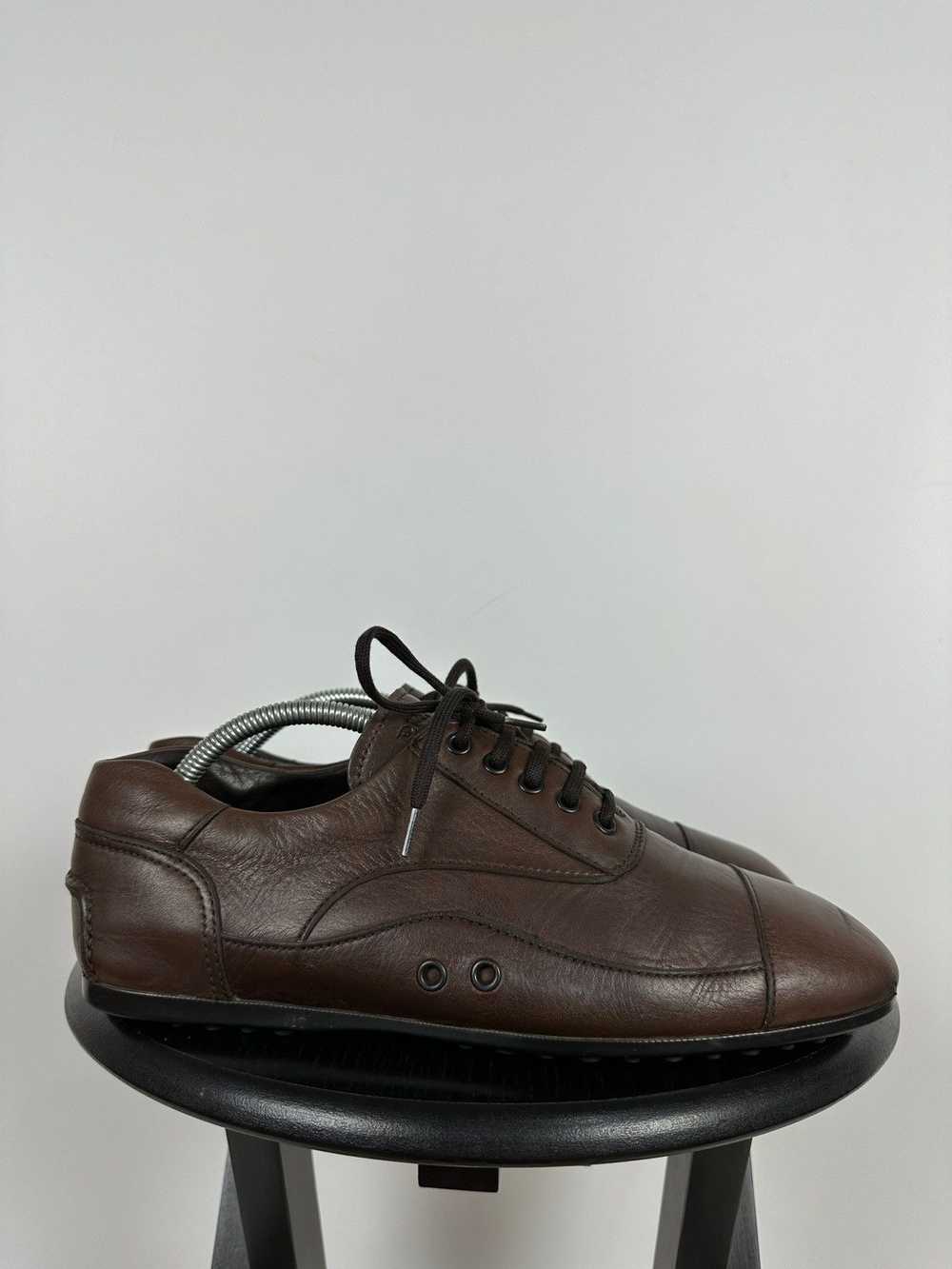 Car Shoe × Prada Prada Brown Leather Driving Car … - image 5