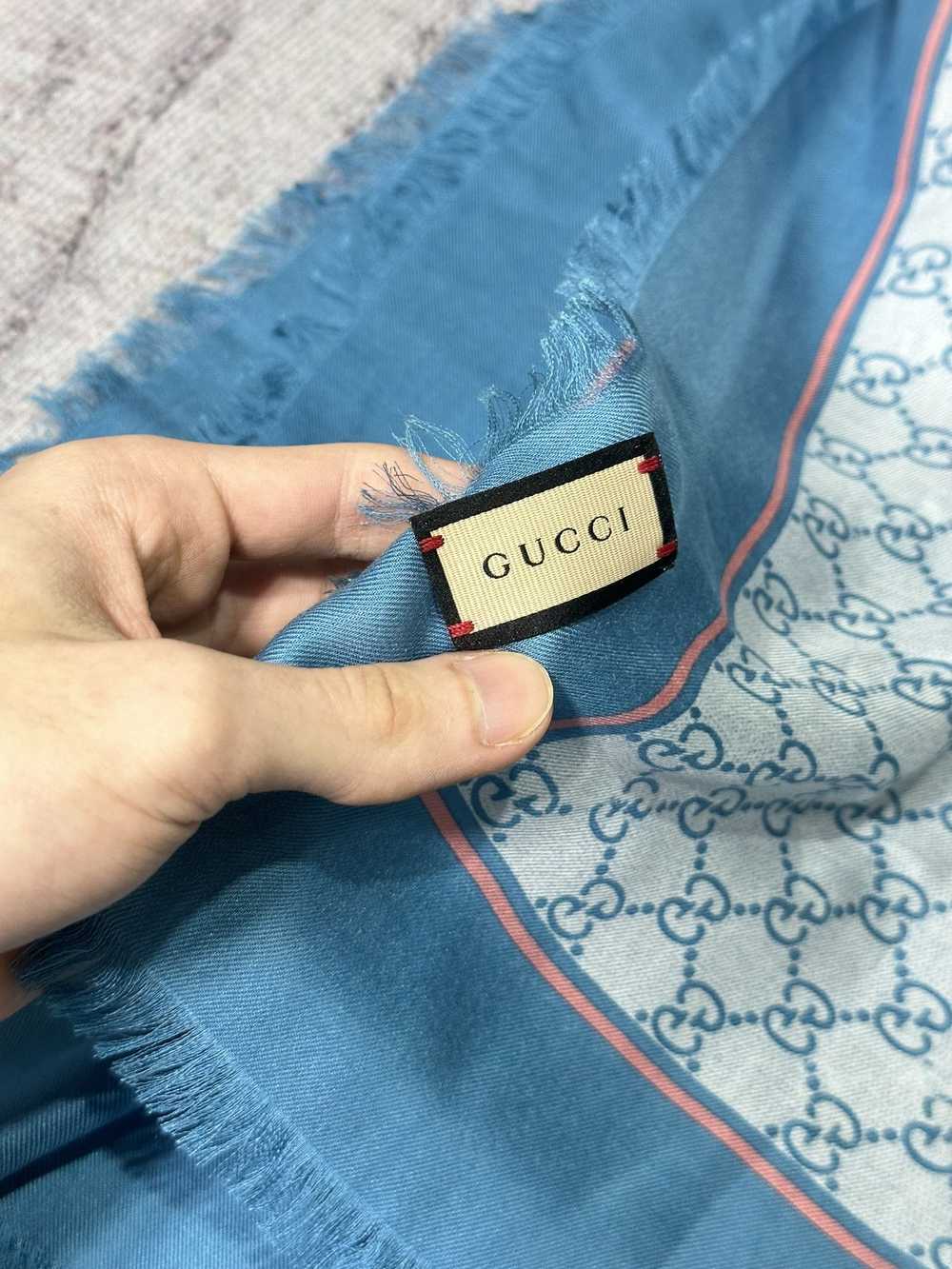 Gucci Gucci Square Scarf Monogram Horsebit Logo B… - image 3