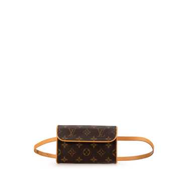 Brown Louis Vuitton Monogram Pochette Florentine … - image 1