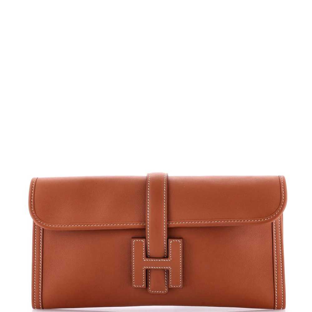 Hermès Leather clutch bag - image 1