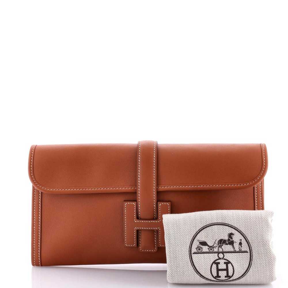 Hermès Leather clutch bag - image 2