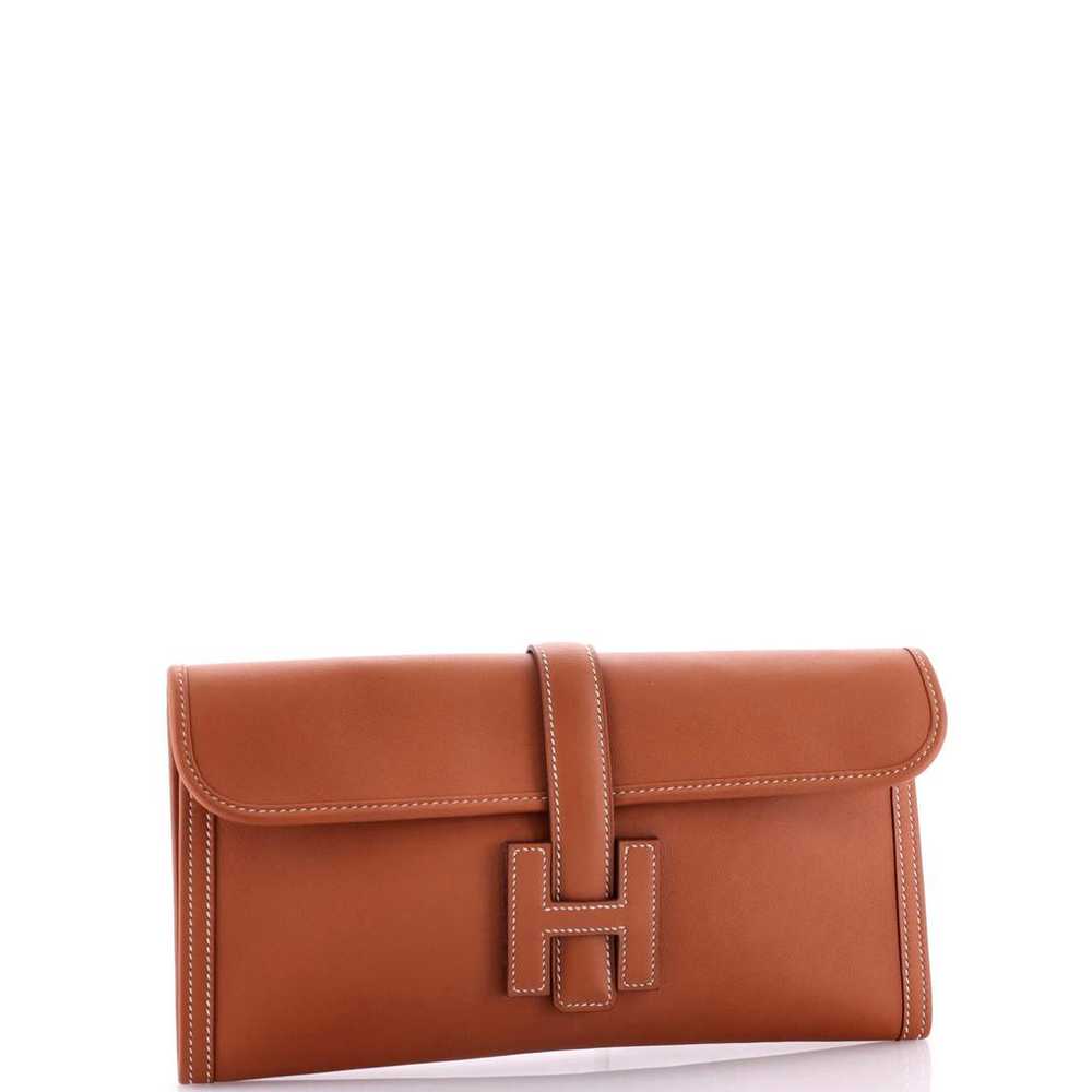 Hermès Leather clutch bag - image 3