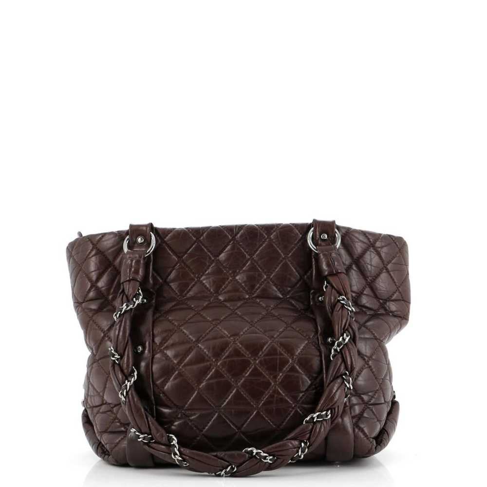 Chanel Classic Cc Shopping leather tote - image 3