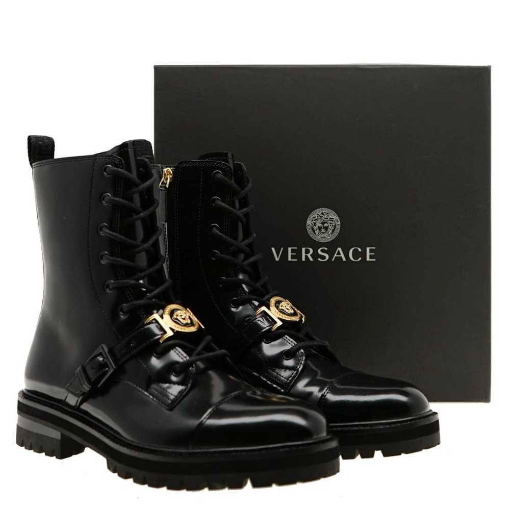 Versace Leather boots - image 8