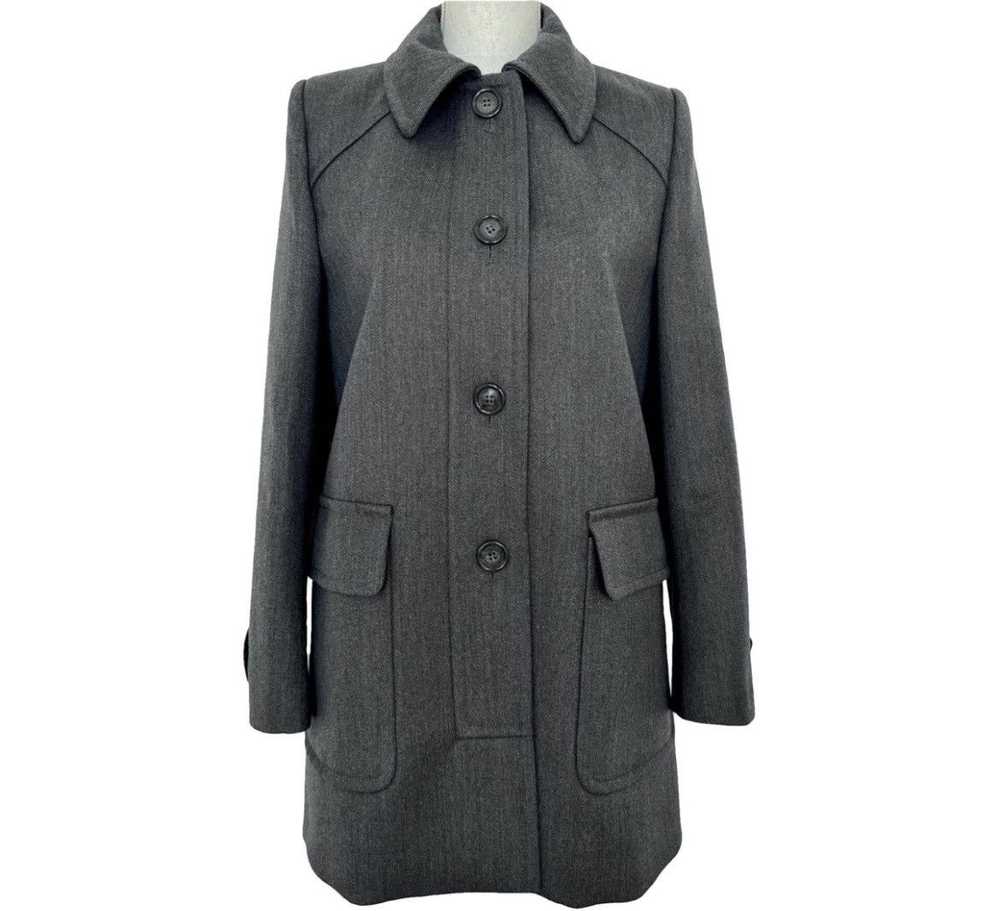 Miu Miu Miu Miu Wool Coat - Grey - image 1