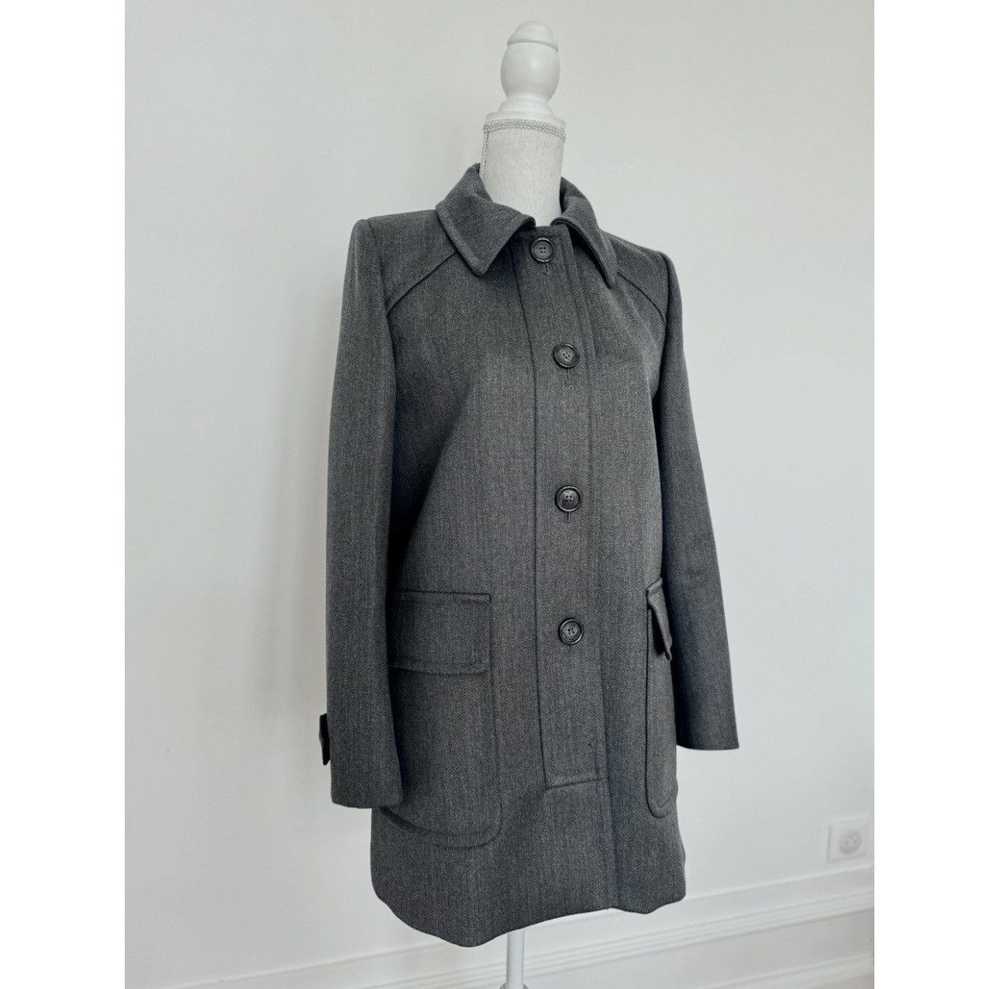 Miu Miu Miu Miu Wool Coat - Grey - image 2