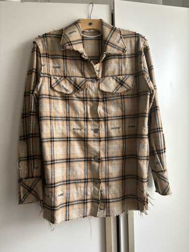 Off-White Off-White Main Check Shacket - Beige Bla