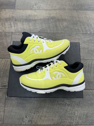 Chanel CC LOGO TRAINER YELLOW (43)