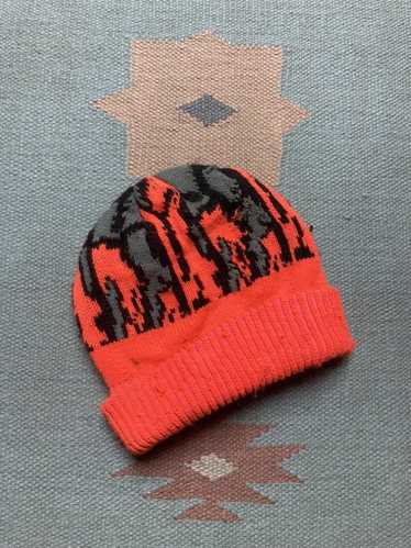 Camo × Streetwear × Vintage VTG knit beanie skull 