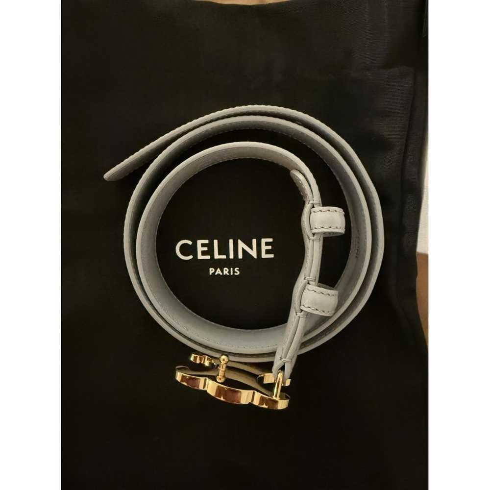 Celine Triomphe leather belt - image 2