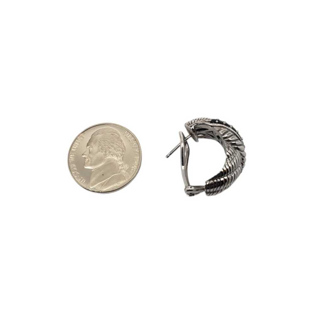 Judith Ripka Silver earrings - image 11