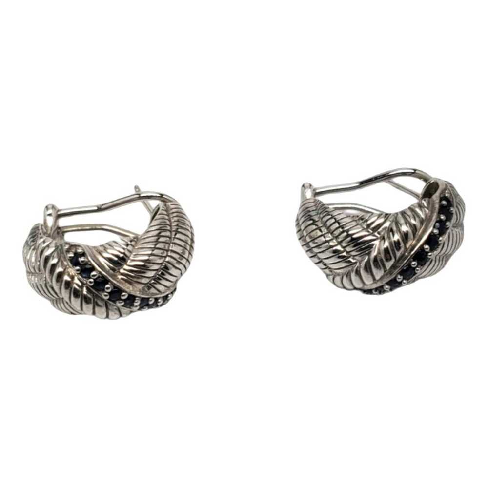 Judith Ripka Silver earrings - image 1