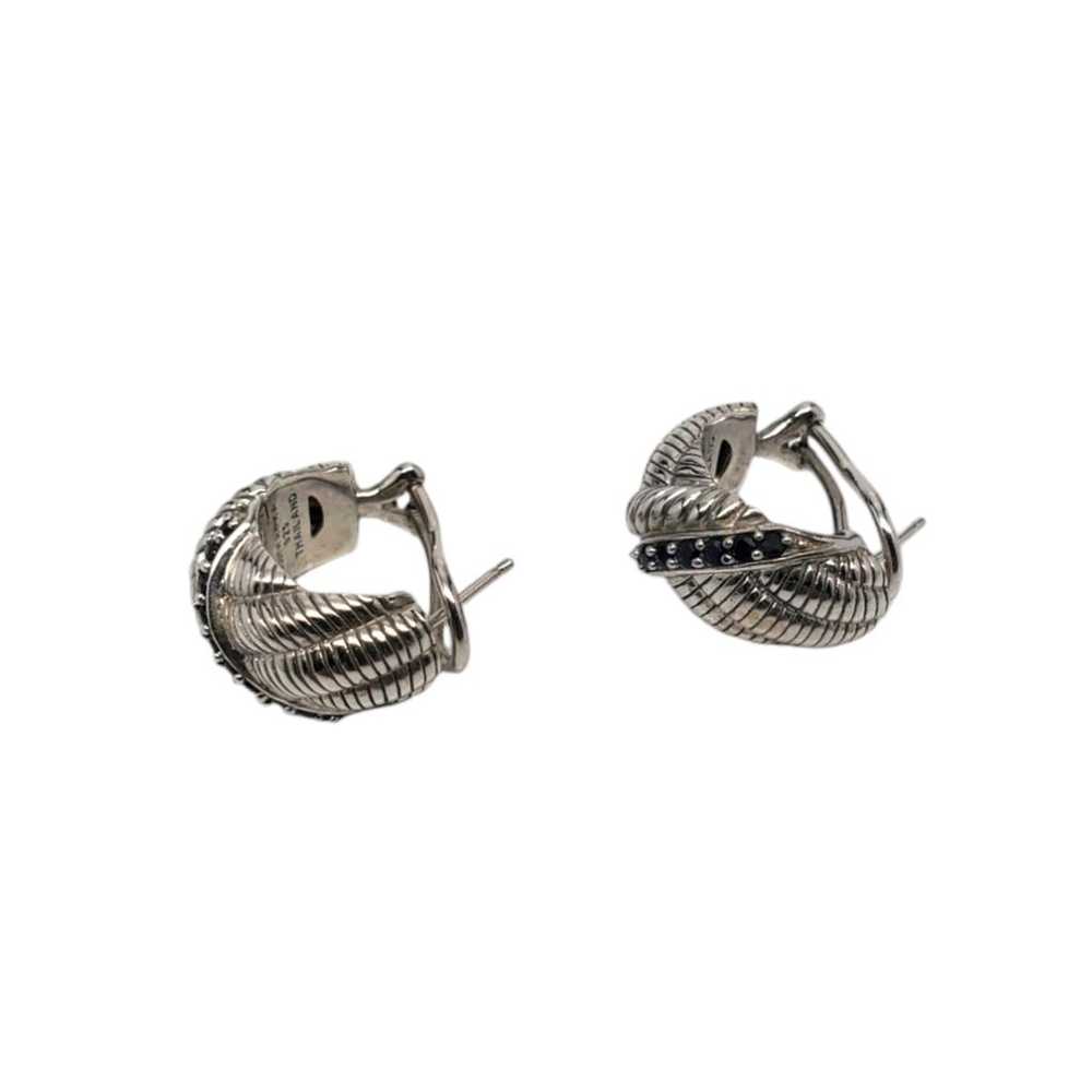 Judith Ripka Silver earrings - image 2