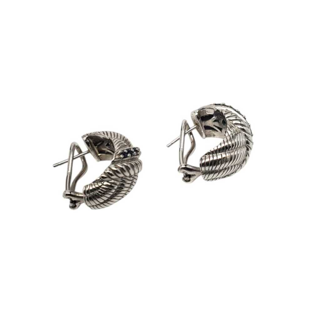 Judith Ripka Silver earrings - image 3